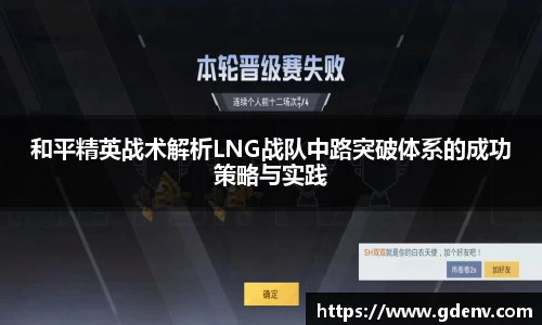 和平精英战术解析LNG战队中路突破体系的成功策略与实践
